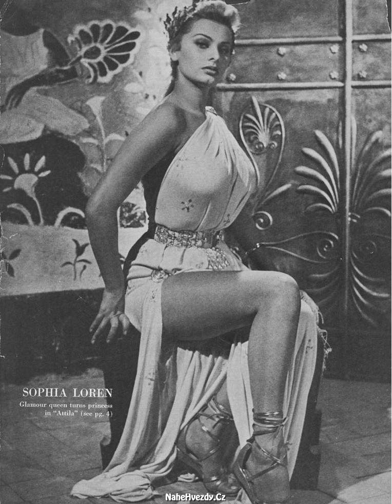 Nahá Sophia Loren. Fotka - 29